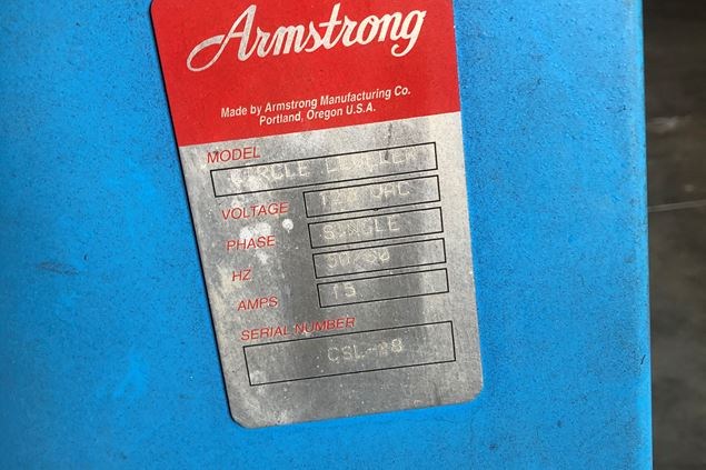 Armstrong circle leveler  Misc